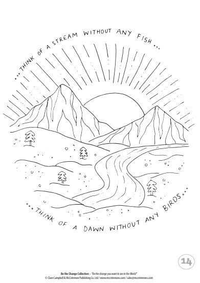 Be the Change Colouring Book - FREE Download
